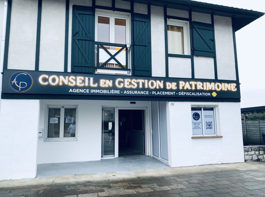 Devanture de l'entreprise