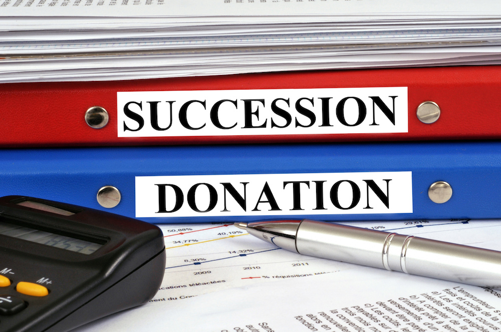 Succession donation